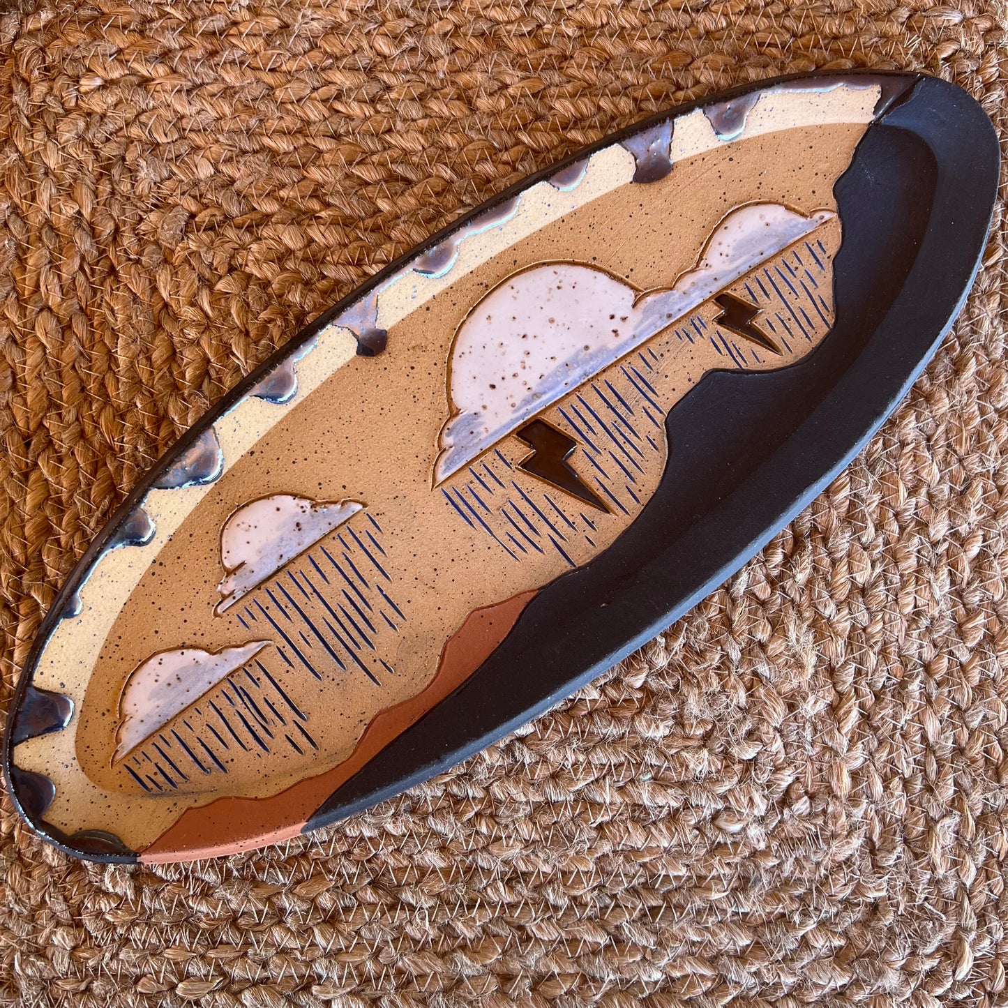Monsoon inspired art platters