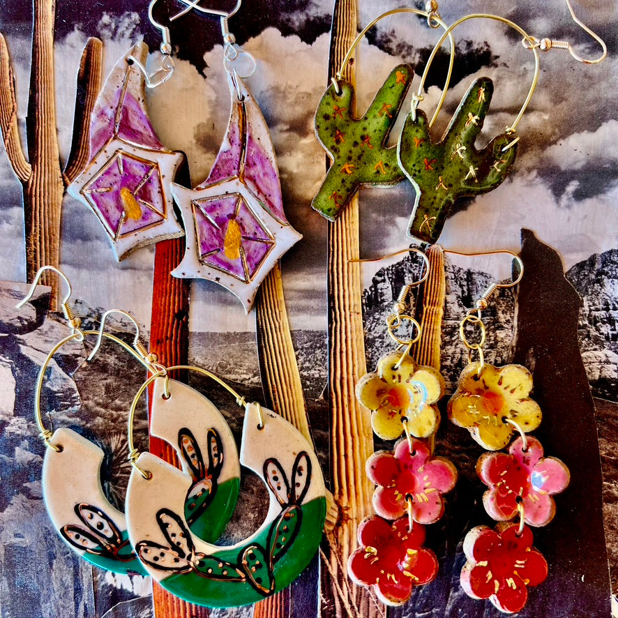 Desert Dreaming Ceramic Earrings