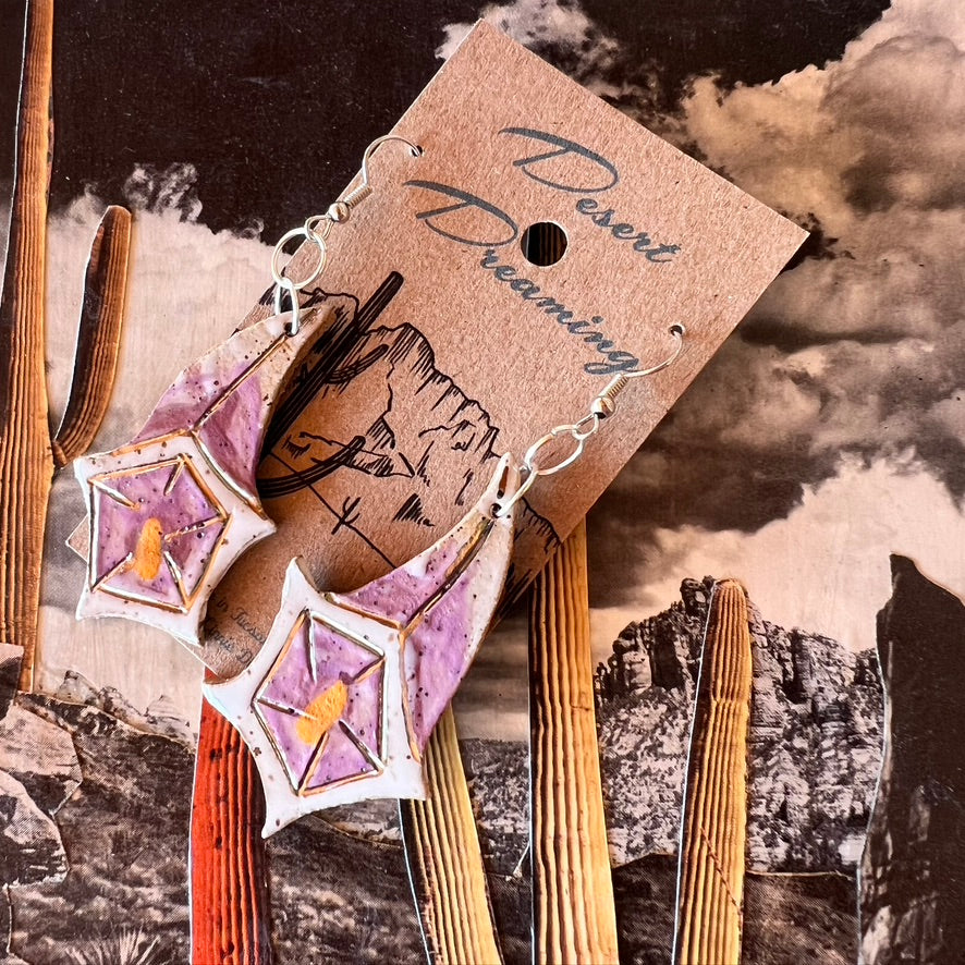 Desert Dreaming Ceramic Earrings