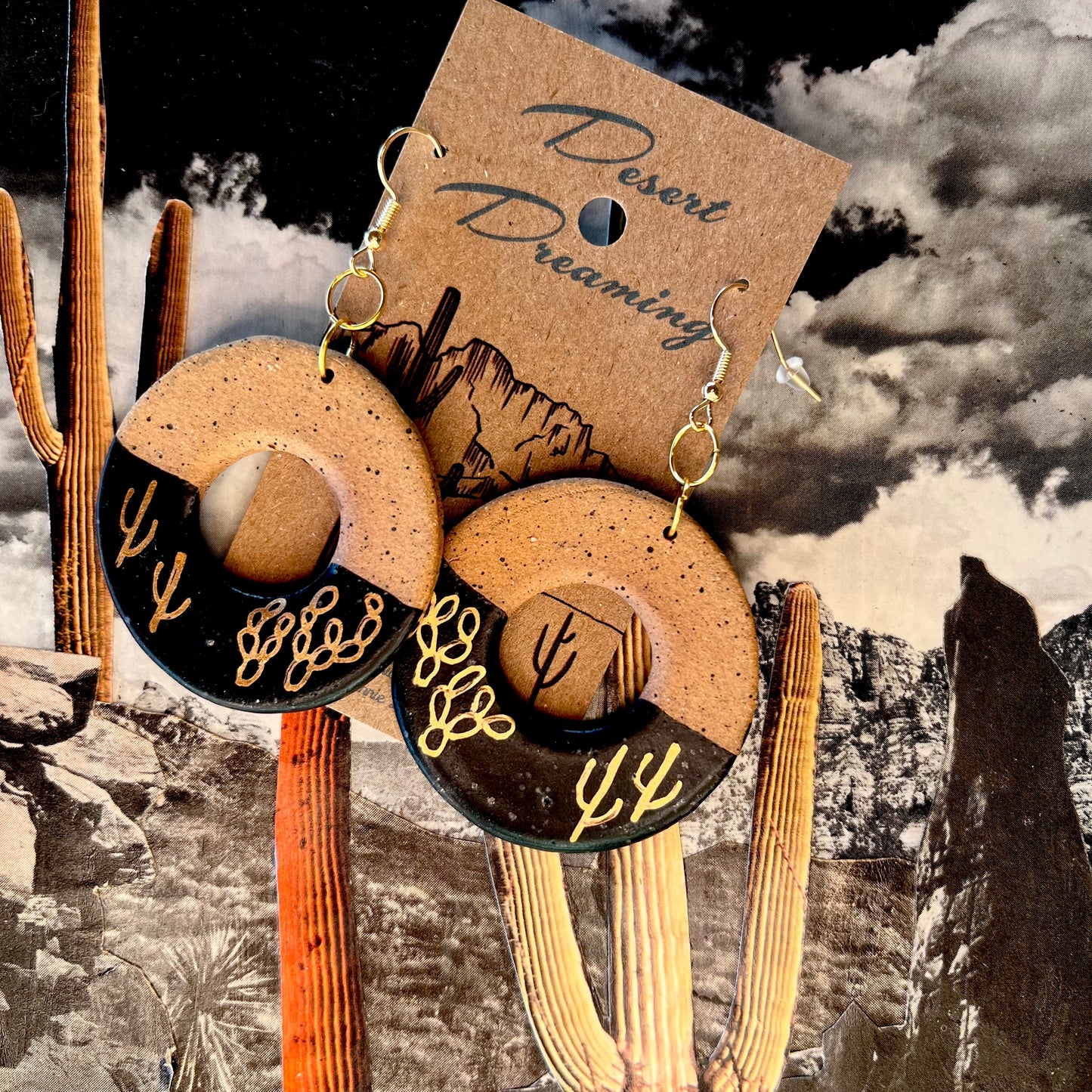 Desert Dreaming Ceramic Earrings