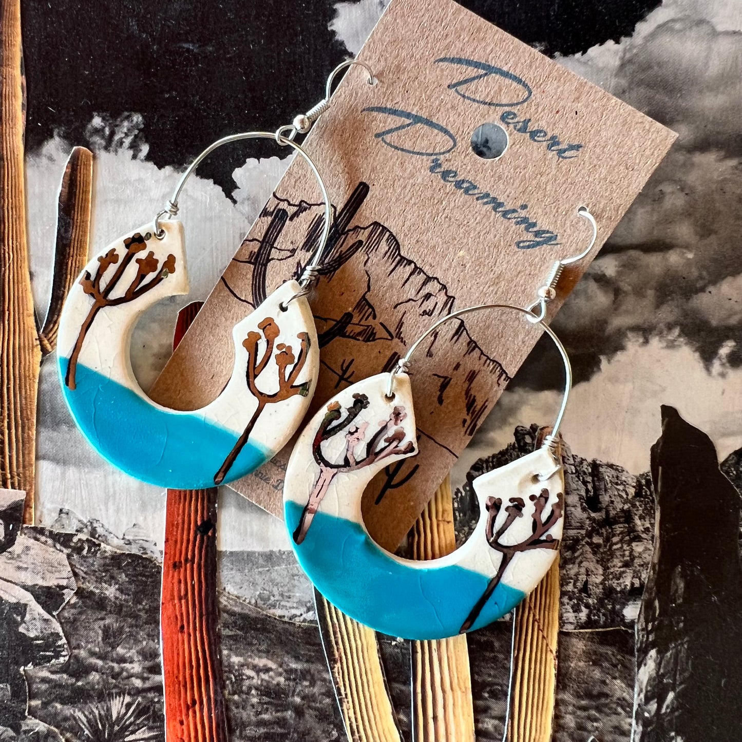 Desert Dreaming Ceramic Earrings
