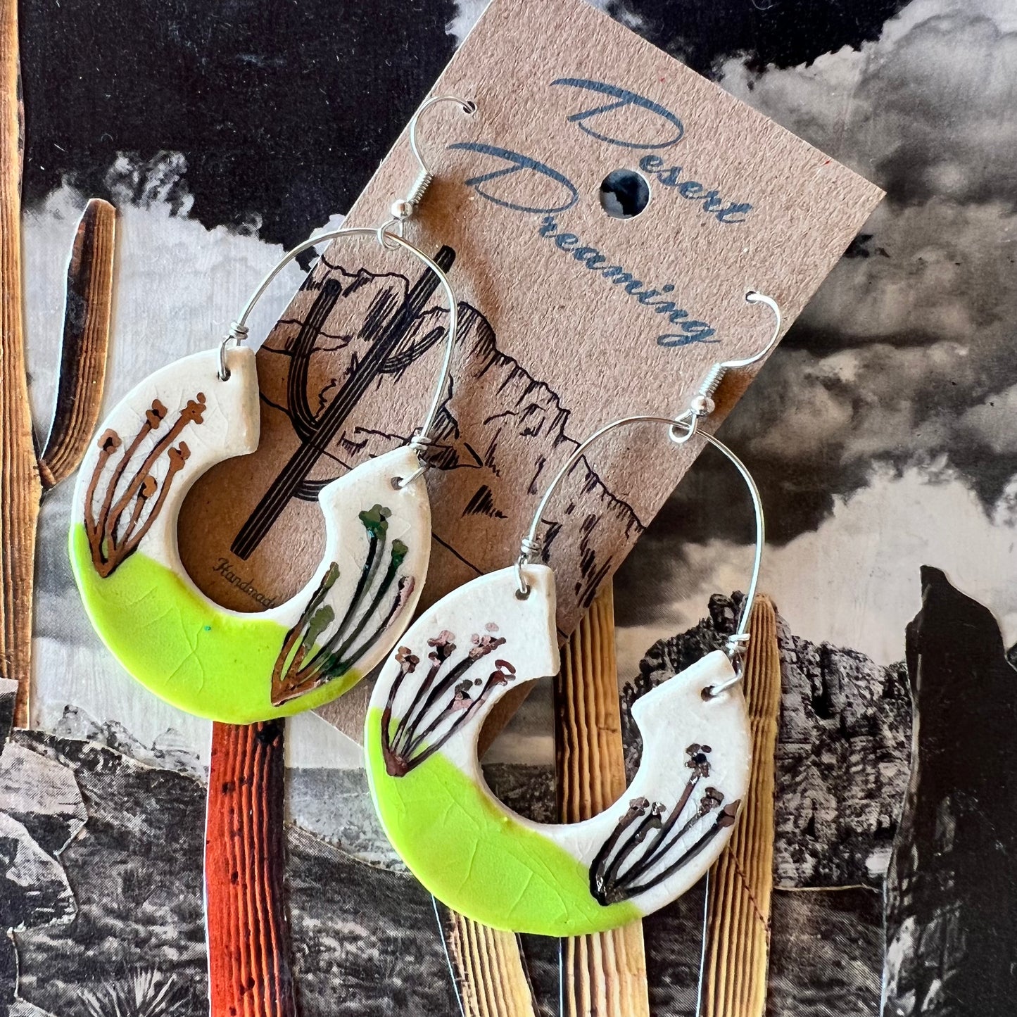 Desert Dreaming Ceramic Earrings