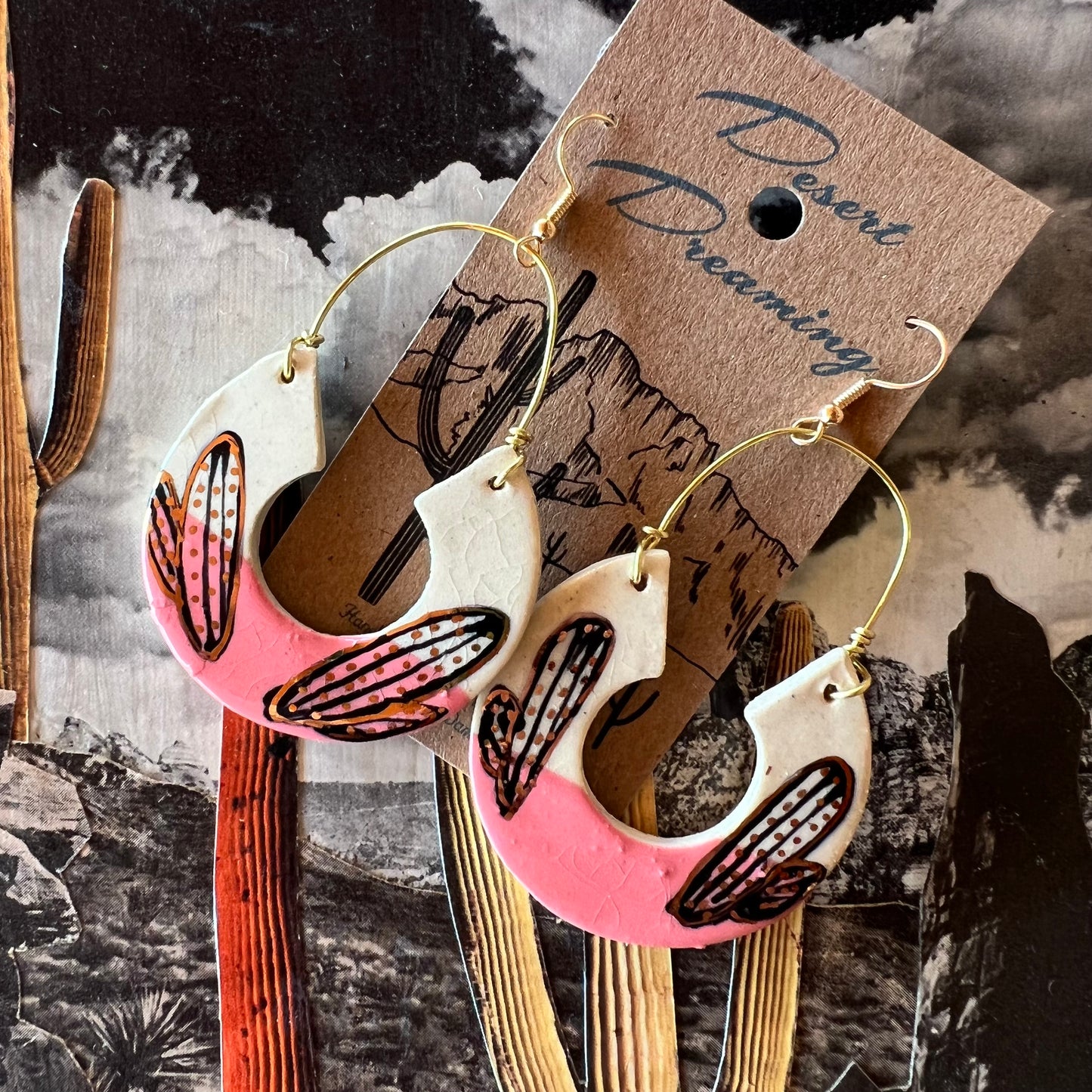 Desert Dreaming Ceramic Earrings