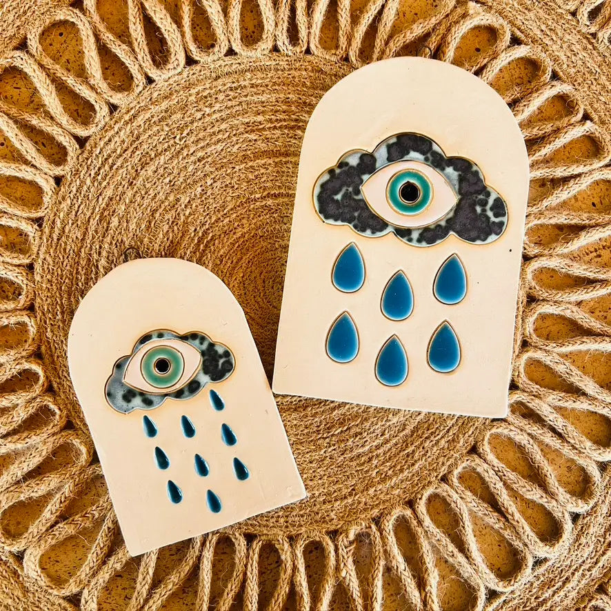 Eye of the Storm Ceramic Wall Hangers