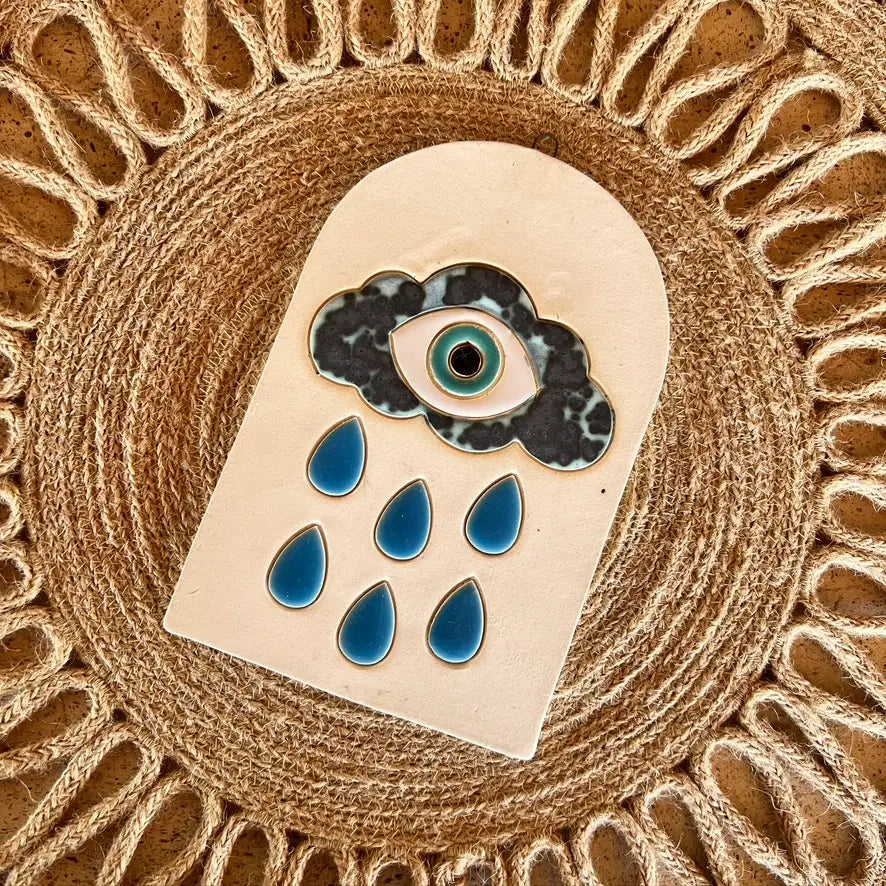 Eye of the Storm Ceramic Wall Hangers