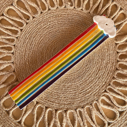 Rainbow Ceramic Incense Burner